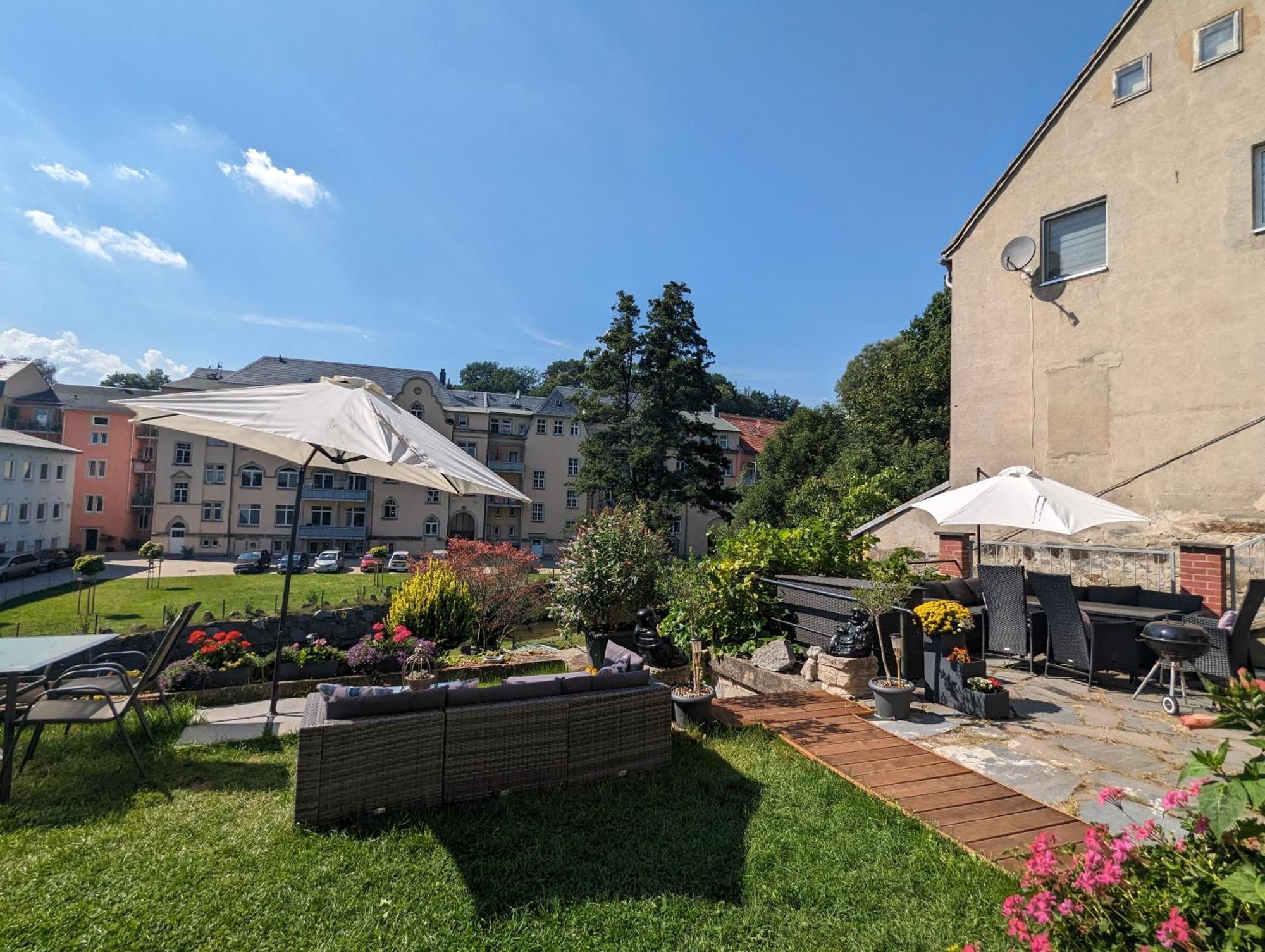 Hw2B - Urlaubsmagie - Wohlfuehlwohnung Mit Balkon, Pool, Sauna & Terrasse Sebnitz Luaran gambar