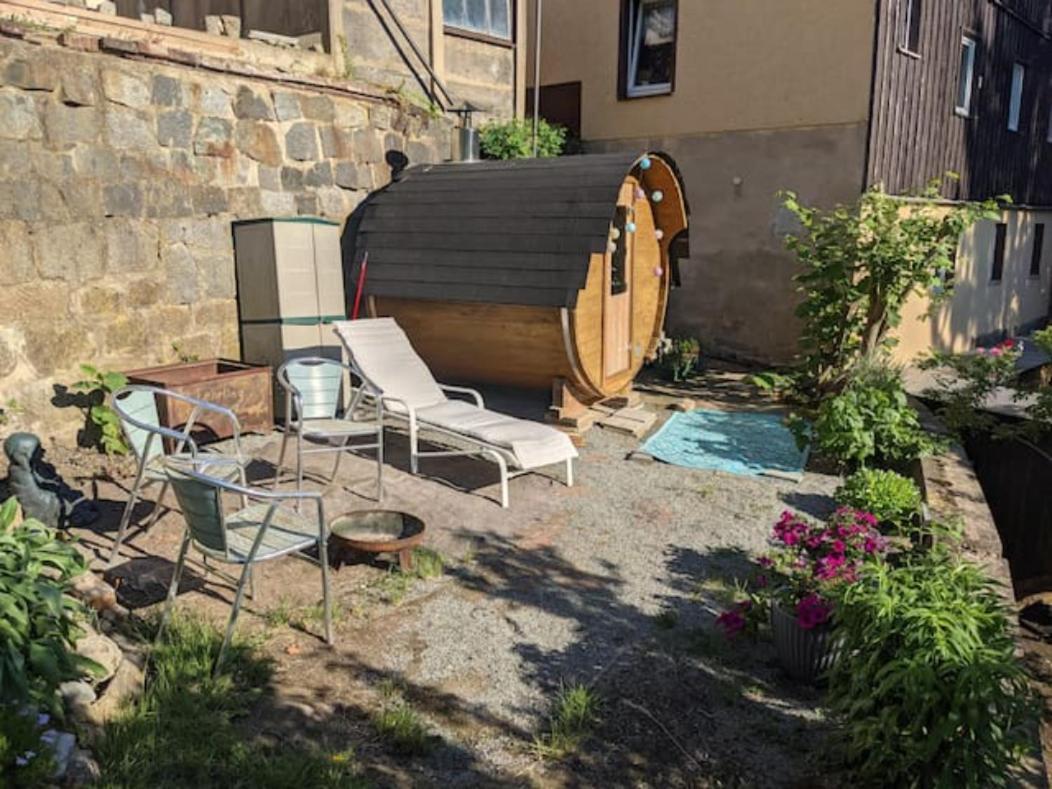 Hw2B - Urlaubsmagie - Wohlfuehlwohnung Mit Balkon, Pool, Sauna & Terrasse Sebnitz Luaran gambar