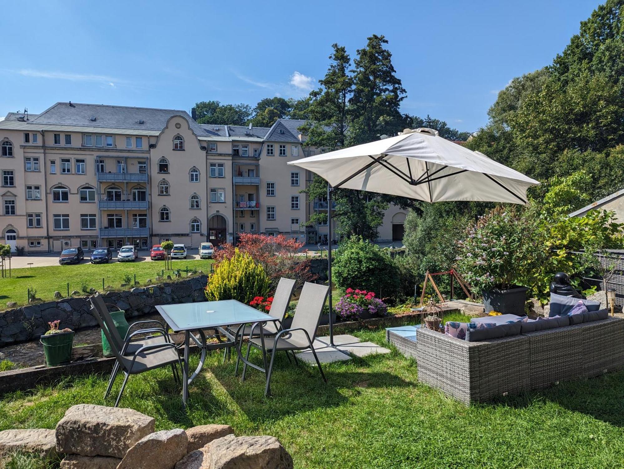 Hw2B - Urlaubsmagie - Wohlfuehlwohnung Mit Balkon, Pool, Sauna & Terrasse Sebnitz Luaran gambar