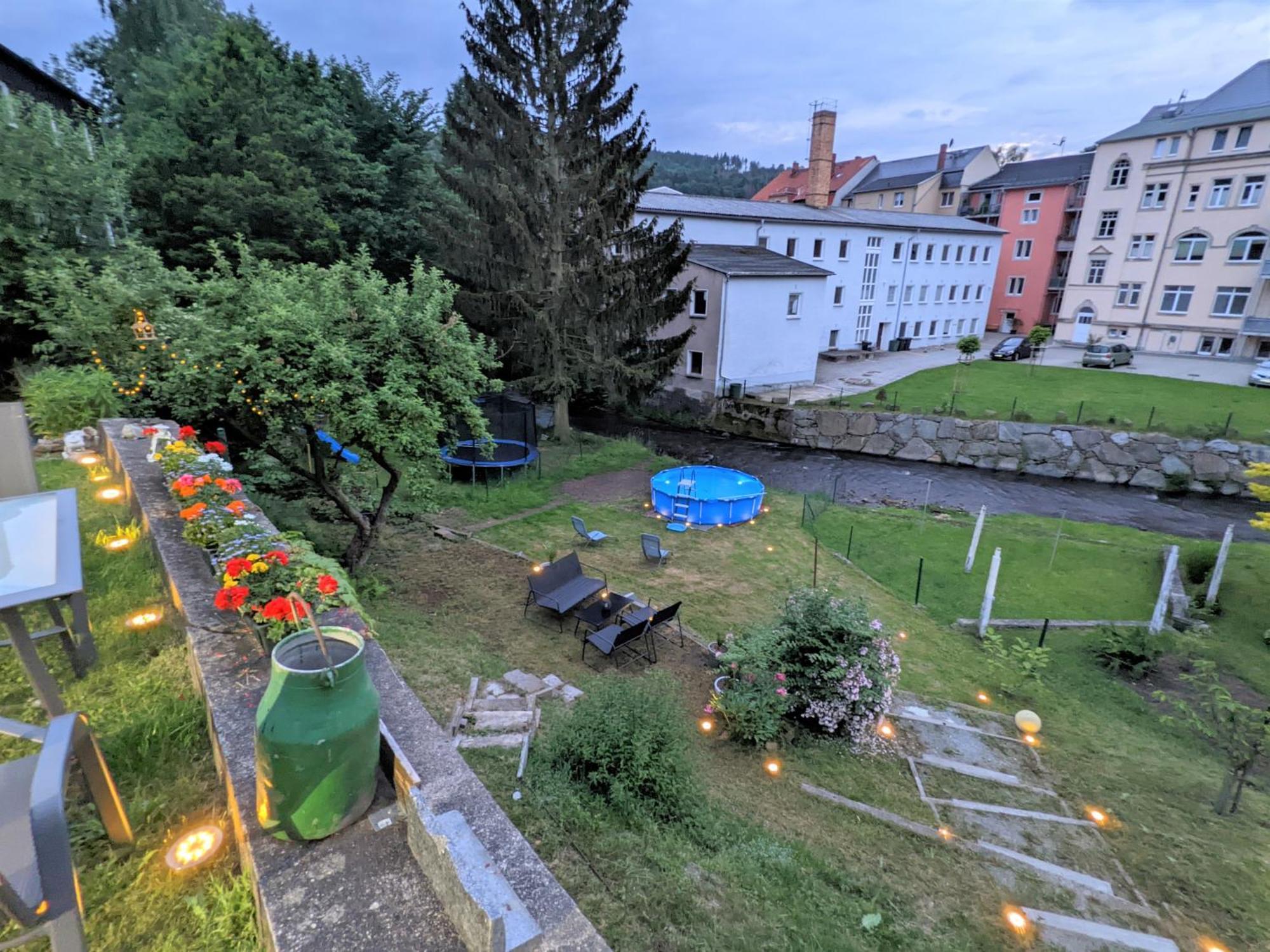 Hw2B - Urlaubsmagie - Wohlfuehlwohnung Mit Balkon, Pool, Sauna & Terrasse Sebnitz Luaran gambar