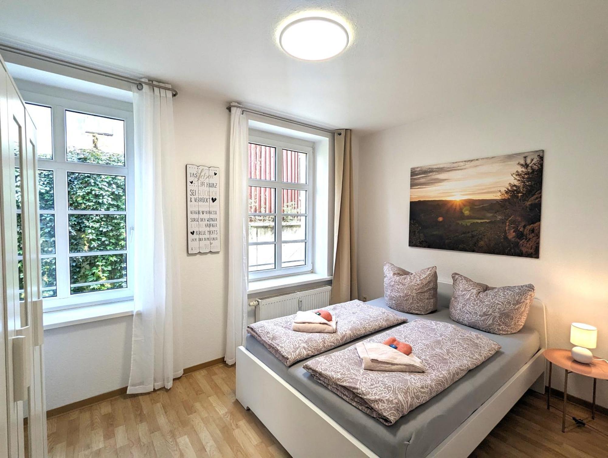 Hw2B - Urlaubsmagie - Wohlfuehlwohnung Mit Balkon, Pool, Sauna & Terrasse Sebnitz Luaran gambar