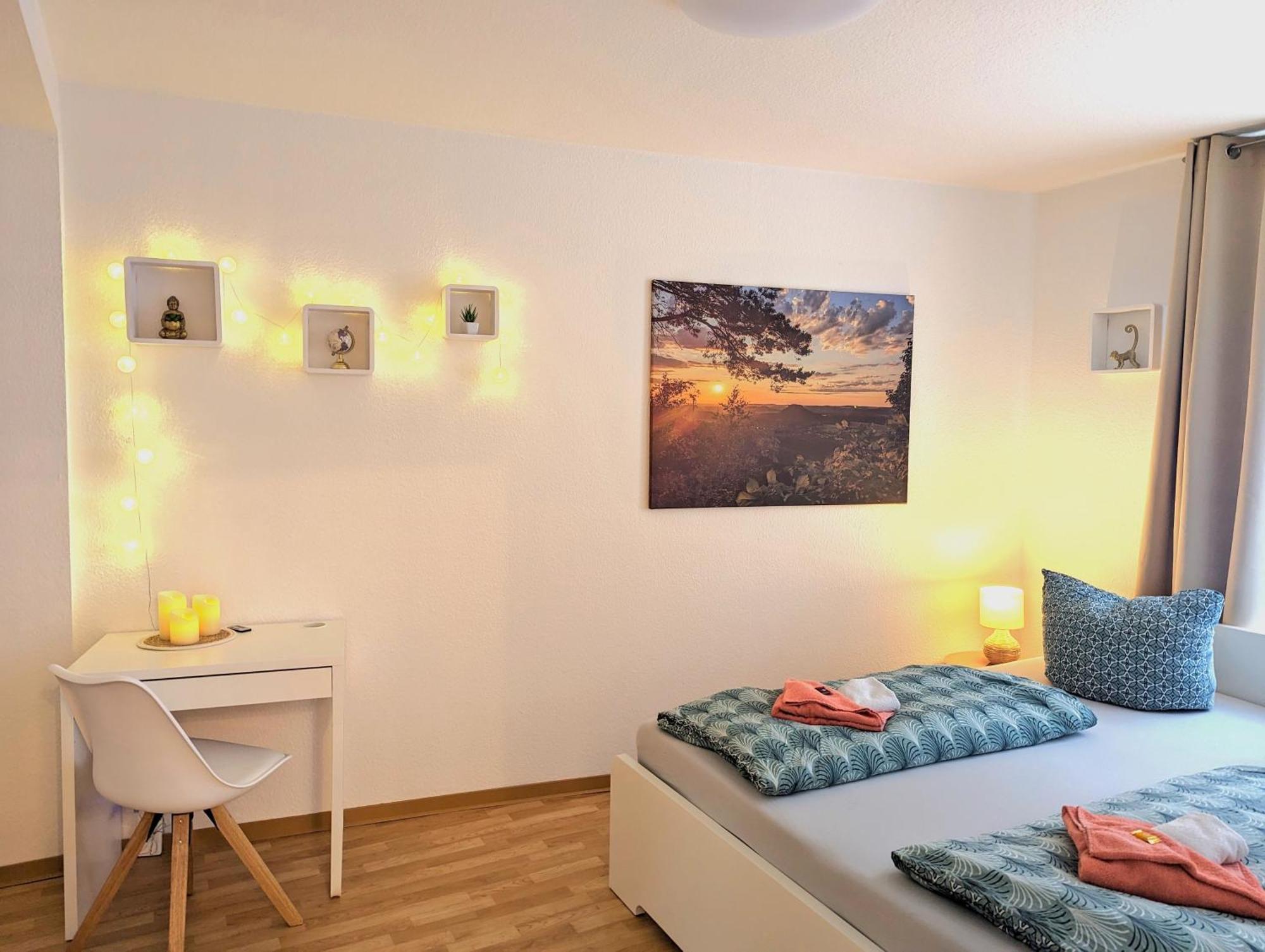 Hw2B - Urlaubsmagie - Wohlfuehlwohnung Mit Balkon, Pool, Sauna & Terrasse Sebnitz Luaran gambar