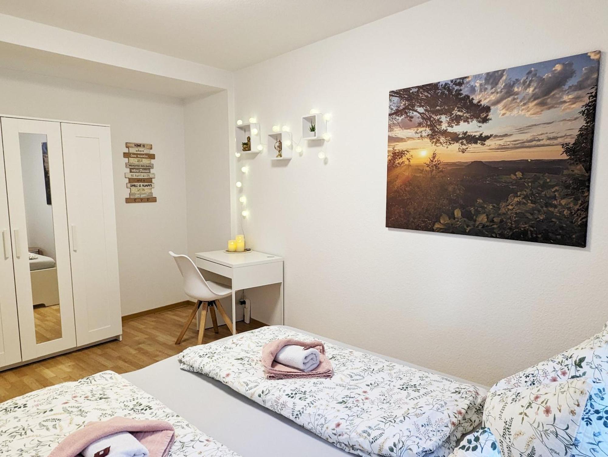 Hw2B - Urlaubsmagie - Wohlfuehlwohnung Mit Balkon, Pool, Sauna & Terrasse Sebnitz Luaran gambar