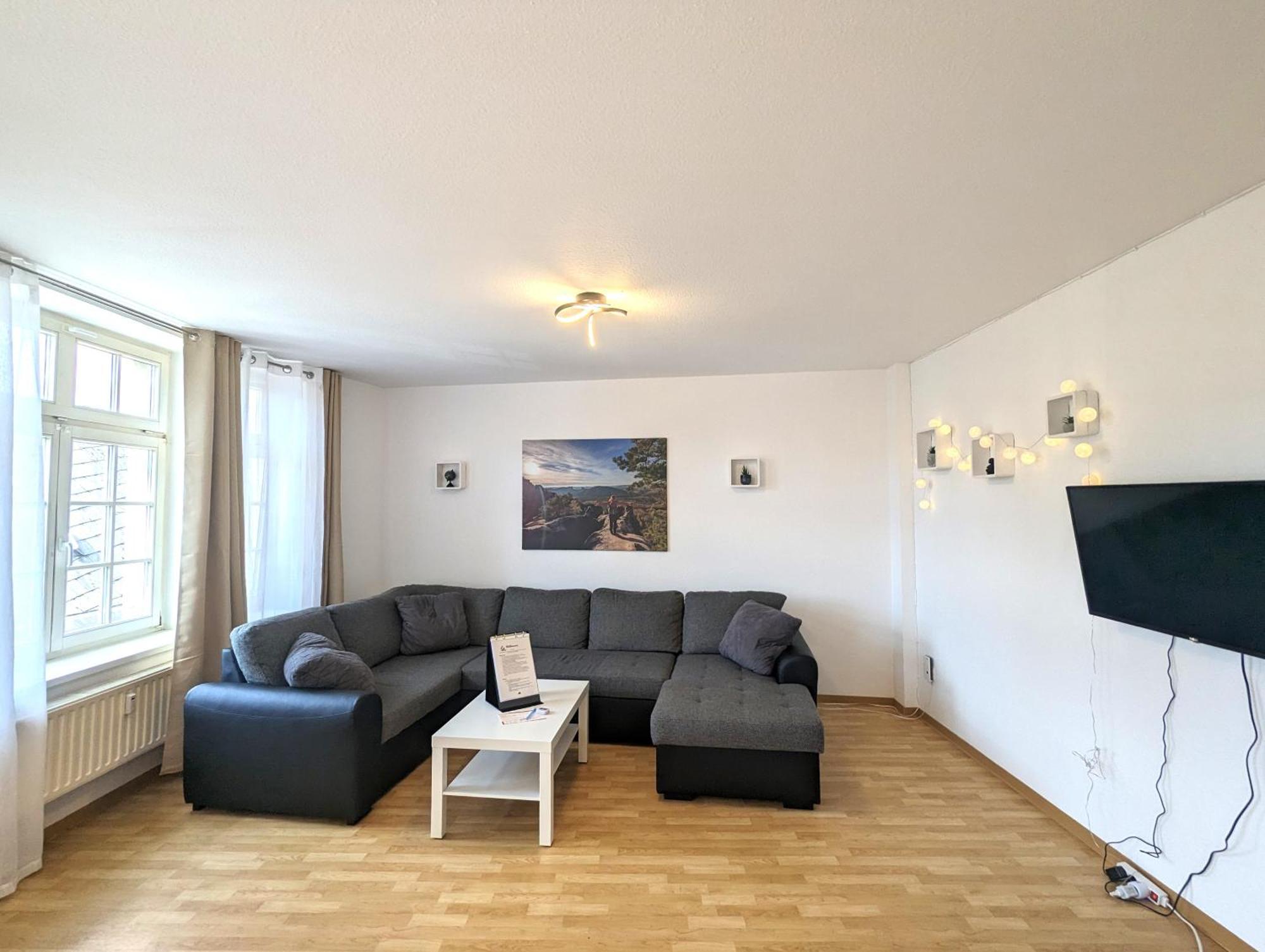 Hw2B - Urlaubsmagie - Wohlfuehlwohnung Mit Balkon, Pool, Sauna & Terrasse Sebnitz Luaran gambar