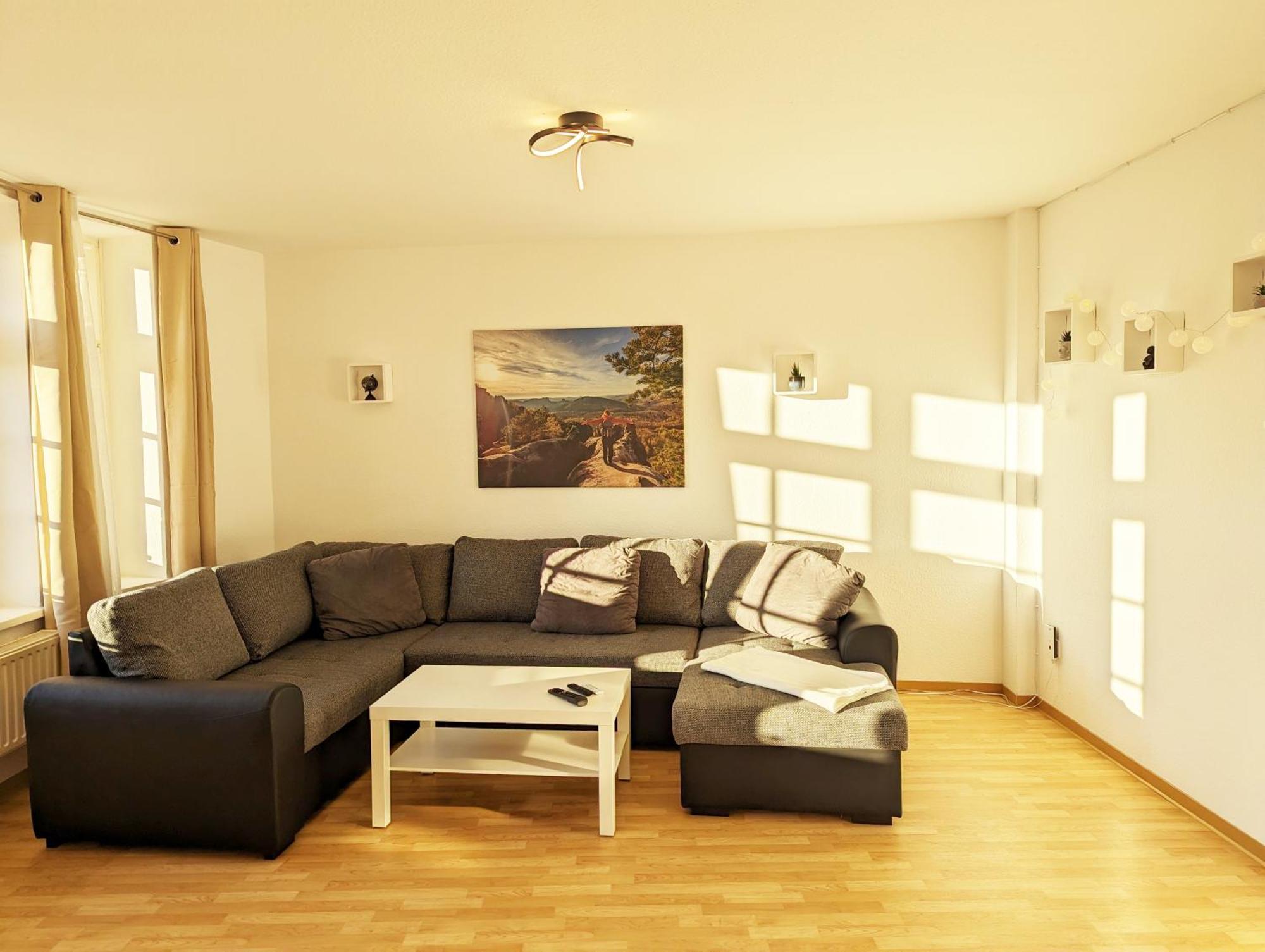 Hw2B - Urlaubsmagie - Wohlfuehlwohnung Mit Balkon, Pool, Sauna & Terrasse Sebnitz Luaran gambar